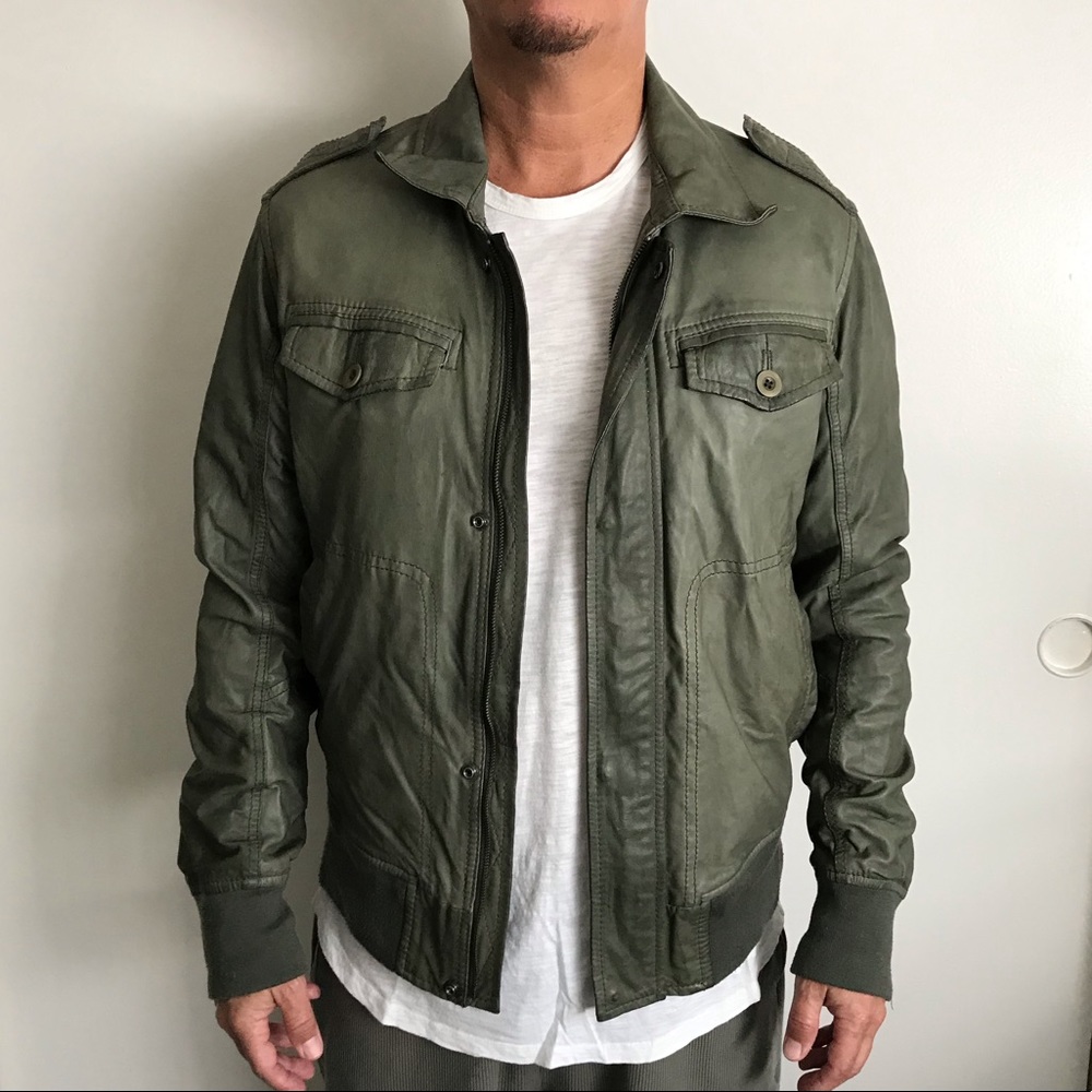 Men Diesel Lambskin Jacket